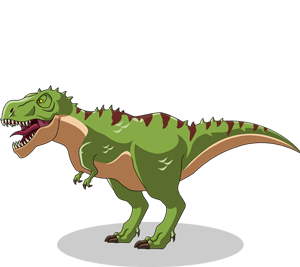 langlandia game to learn languages green t-rex