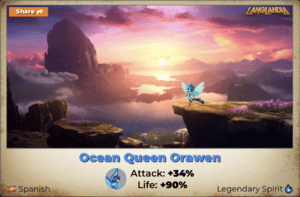 learn spanish game ocean queen orawen